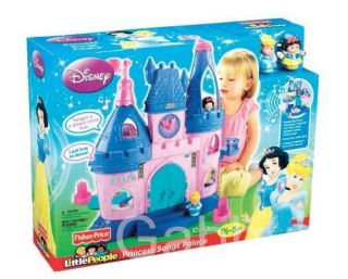 Fisher Price Little People Disney Princess Songs Palace Play Set in Hand