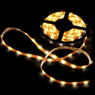 Waterproof 5M 5050 SMD 150 Epoxy LED Strip Light Warm White for Christmas Party