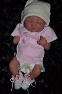 Full Bodied Solid Silicone Preemie Baby Girl Doll Mary Beth by Rita Rich Arnold