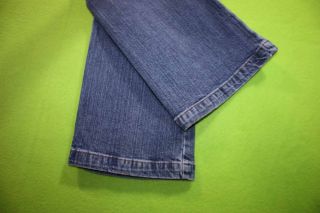 St John's Bay Flare Sz 4 Womens Blue Jeans Denim Pants Stretch EP96