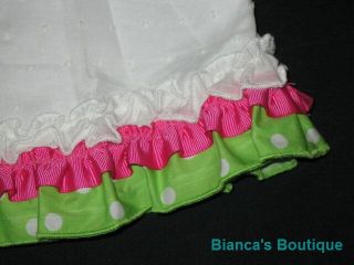 New "Lime Peony" Capri Pants Girls Clothes 4T Spring Summer Boutique Toddler