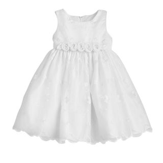 Toddler Girl Princess Faith Floral Embroidered Dress 4T Perfect for Easter