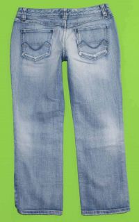 Mossimo Sz 9 x 26 Stretch Womens Juniors Blue Jeans Denim Pants GL93