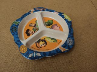 Playtex Baby Toddler Plate 8in x 1in Multi Color Toy Story Plastic