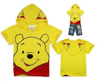 Mickey Minnie Winnie The Pooh Cars Kitty Cat Kids Funny T Shirt Jean Suits
