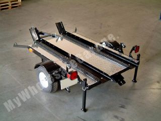 4x6 Folding Stand Up Flatbed Open Utility Trailer Kit