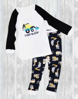 Baby Toddler Children Kids Boys Cute Sleepwear Tops Pants Pajamas Set 2 7Y