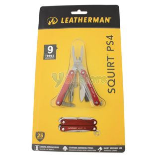 New Leatherman 831188 Survival Squirt PS4 Keychain Multi Tool Pliers Knife Y661