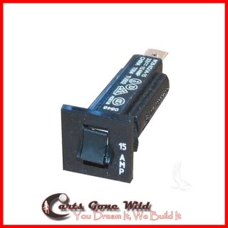 Circuit Breaker for Club Car Golf Cart Chargers 48 Volt PowerDrive 15 Amps