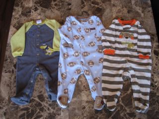 Huge Lot 138 Piece Baby Boy Clothes 0 6 Month Sports Monkey Camo Dog Pooh