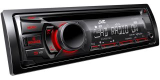 New JVC KD HDR52 Car CD  Car Player HD Radio USB Aux Receiver Remote KDHDR52