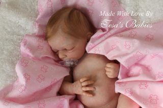 Stunning Reborn Baby Girl Art Doll by Tesa's Babies Olga Auer's "Marie"