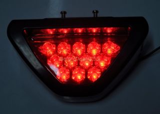Universal F1 Style Blinking LED Triangle Car Brake Lamp Bulb Light Flash Fitting