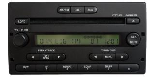 Ford Ranger F 150 F 250 F350 Windstar Radio Aux 6 Disc Changer  CD Player