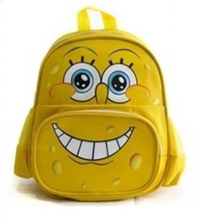 New Toddlers Kids Boys Girls Spongebob Schoolbag Backpack Travelling Bag