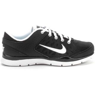 Nike Flex Trainer 3 Womens Black White Athletic Walking Running Shoe Wide