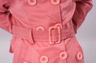 Hot Korean Style Toddlers Kids Double Breasted Baby Girls’ Wind Coat Belt 4 9Y