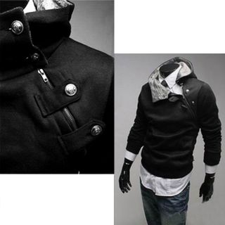 N4U8 Fashion Vintage Men's Slim Designed Fitted Hoodies Coat Jacket Sweatshirt