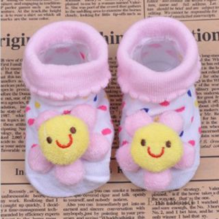 Cute Cartoon Animal Newborn Unisex Baby Warm Socks Indoor Anti Slip Shoes Boots