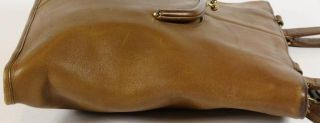 Coach Brown Leather Clutch Shoulder Satchel Handbag Coin Pocket Purse 7047