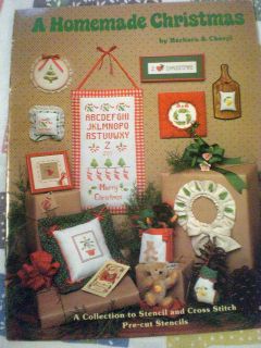 Counted Cross Stitch Needlepoint Books Homemade Christmas Plus Tree Ornaments