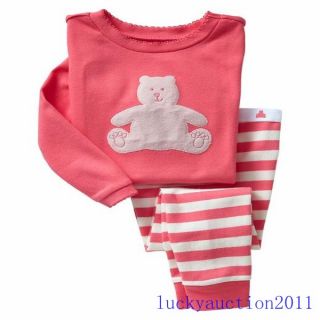 Multi Style Baby Toddler Kid's Sleepwear Pajama Set Pant 2 7 Years Old Boy Girl