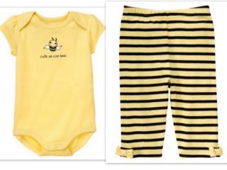 Gymboree Cute Bee Pony Girl Dress Outfit Shoes 6 12