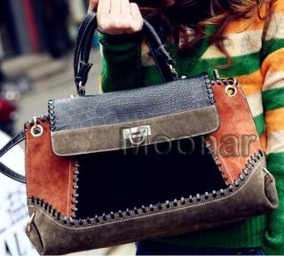 Vintage Stylish Lady Women Messenger Satchel Shoulder Purse Handbag Tote Bag