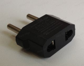 5 Converter US to EU European Travel Charger Adapter Adaptor AC Plug Power A04