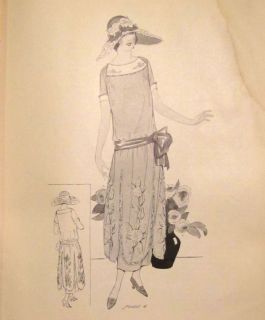 Fashion Service Magazine Spring Summer 1924 Flapper Gatsby Dresses Hats