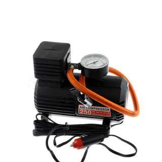 Mini Auto Air Compressor Tire Inflator with Car Charger