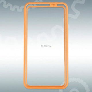 Clear TPU Silicone Bumper Cover Frame Case with Side Buttons for HTC One M7