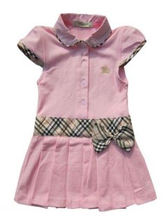 Baby Girl Checkered Polo Dress Designer Inspired Clothing Newborn Bow 3 6 12 3 4