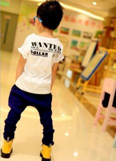 Kids Toddler Boys Girls Candy Color Leisure Harem Pants Unisex Trousers