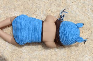 Cute Handmade Cotton Owl Dog Puppy Newborn Baby Knit Hat Nappy Photo Prop New