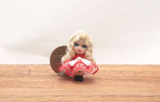 3 Day Auction OOAK Miniature Liddle Kiddle Baby Doll Dollhouse Artist Sculpt