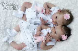 ♥ Thistleberry Babies Full Body Solid Silicone Baby Girl Beautifully Reborn ♥