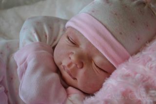 Katescradles " Nancy" by Adrie Stoete Reborn Baby Girl Newborn Beauty