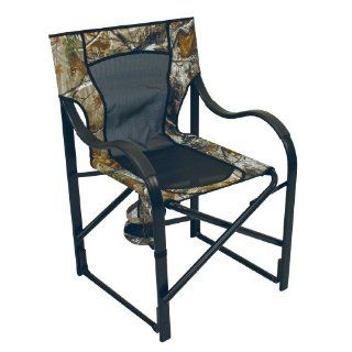 Heavy Duty Camp Chair Realtree Camo Hunting Camping Fishing Chair