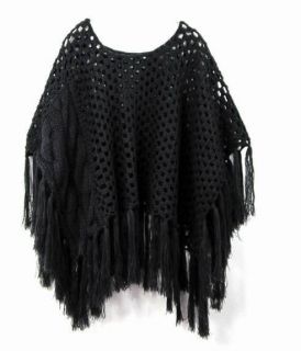New Womens Elegant Fashion Cape Style Sweater Knit Shawl XS M K025