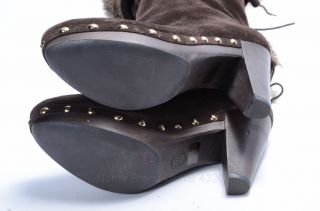 Michael Kors Brown Suede Boots