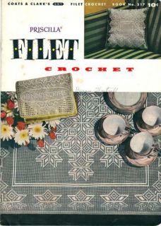 Crochet Patterns Doily Lace Centerpiece Rooster Filet