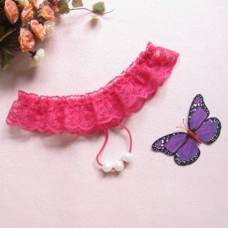 Beaded Open Crotch Knickers Panties ♥ Sexy Crotchless Sensual Fun Tickle Thong♥