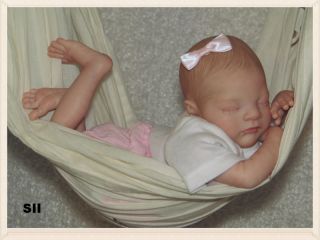 Realistic OOAK Reborn Baby Girl Doll Life Size 28 Week Micro Preemie Baby