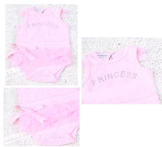 Baby Girl Pink Bling Princess Ruffle Tutu Vest 3 24M