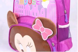 BP23 Minnie Kids Child Polyestergirl Backpack Shoulder Bag