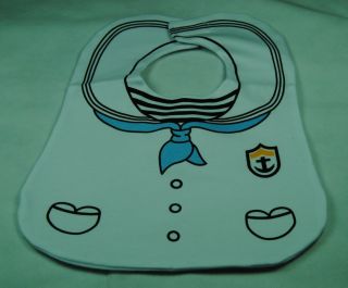 Sailor Baby Bib Apron Keeps Baby Clean During Meals