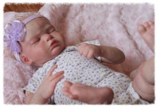 Reborn Baby Girl Doll Hattie Kit by Cassie Peek Edition Blonde Hair