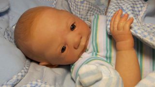 Cute as A Button Lifelike Reborn Baby Boy Doll "Tobias" Kewy Ed of 400