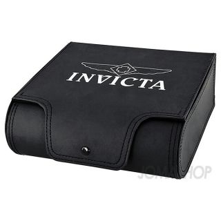 Invicta Pro Diver Chronograph Black Dial Stainless Steel Mens Watch Strap Set
